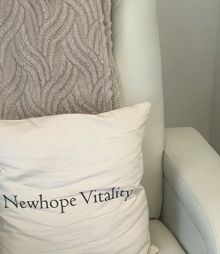 Treatment chair with a New Hope Vitality pillow